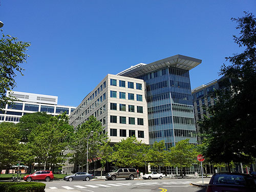 White building